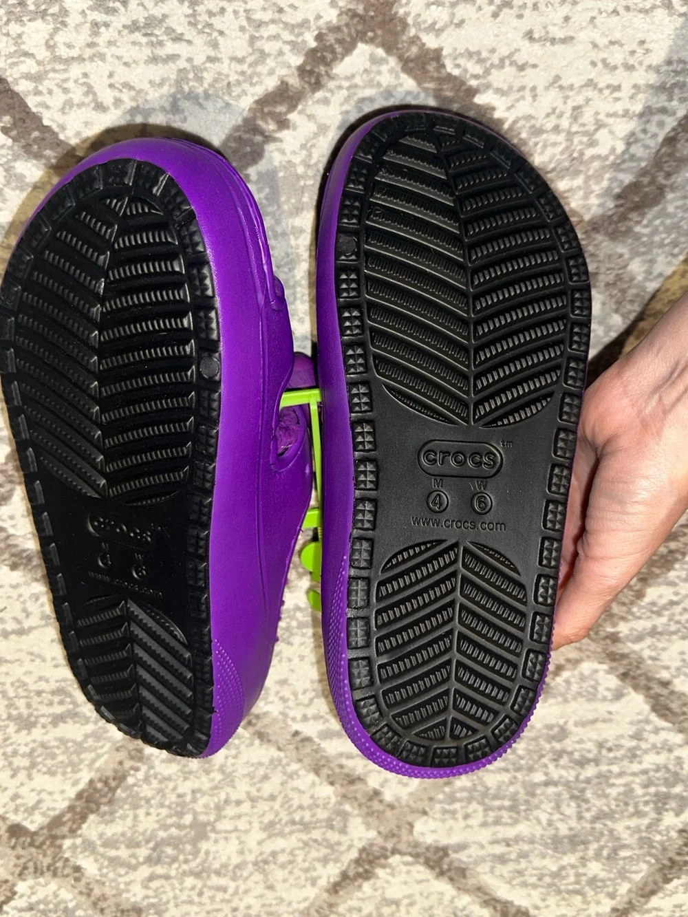Purple crocs  McDonalds  Slide Sandals